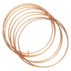 Aluminiumtråd kobberfarget, lengde 3 meter, Ø2,5 mm
