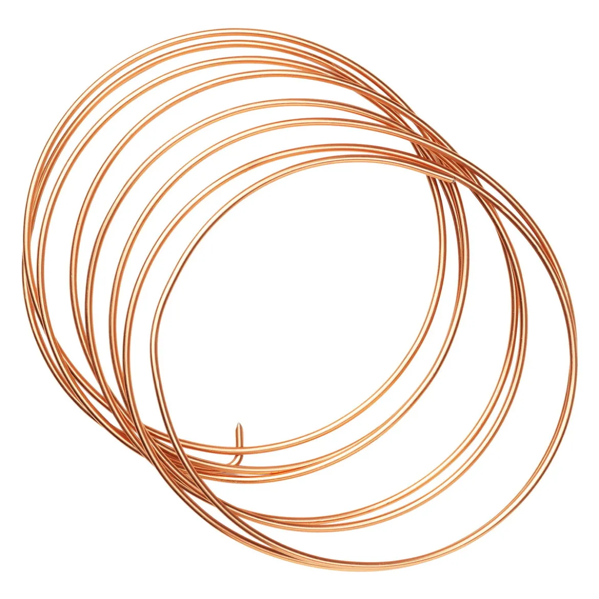 Aluminiumtråd kobberfarget, lengde 3 meter, Ø2,5 mm