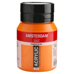 Amsterdam Acrylic akrylmaling 500 ml Azo Orange 276