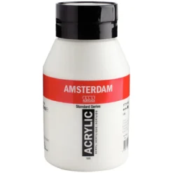 Amsterdam akrylmaling 1000 ml Titanium White - 105