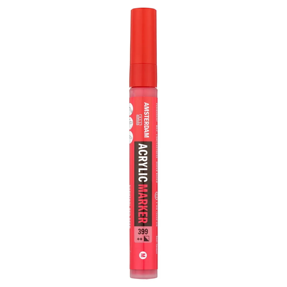 Amsterdam akryltusj 4 mm Naphthol Red Deep - 399