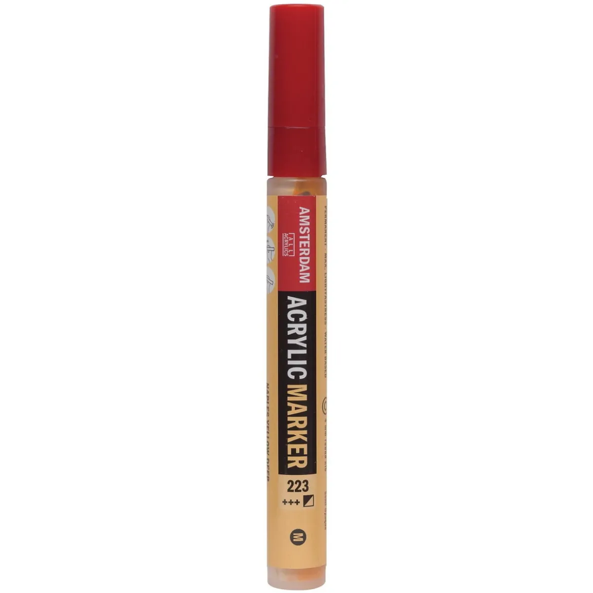 Amsterdam akryltusj 4 mm Naples Yellow Deep - 223