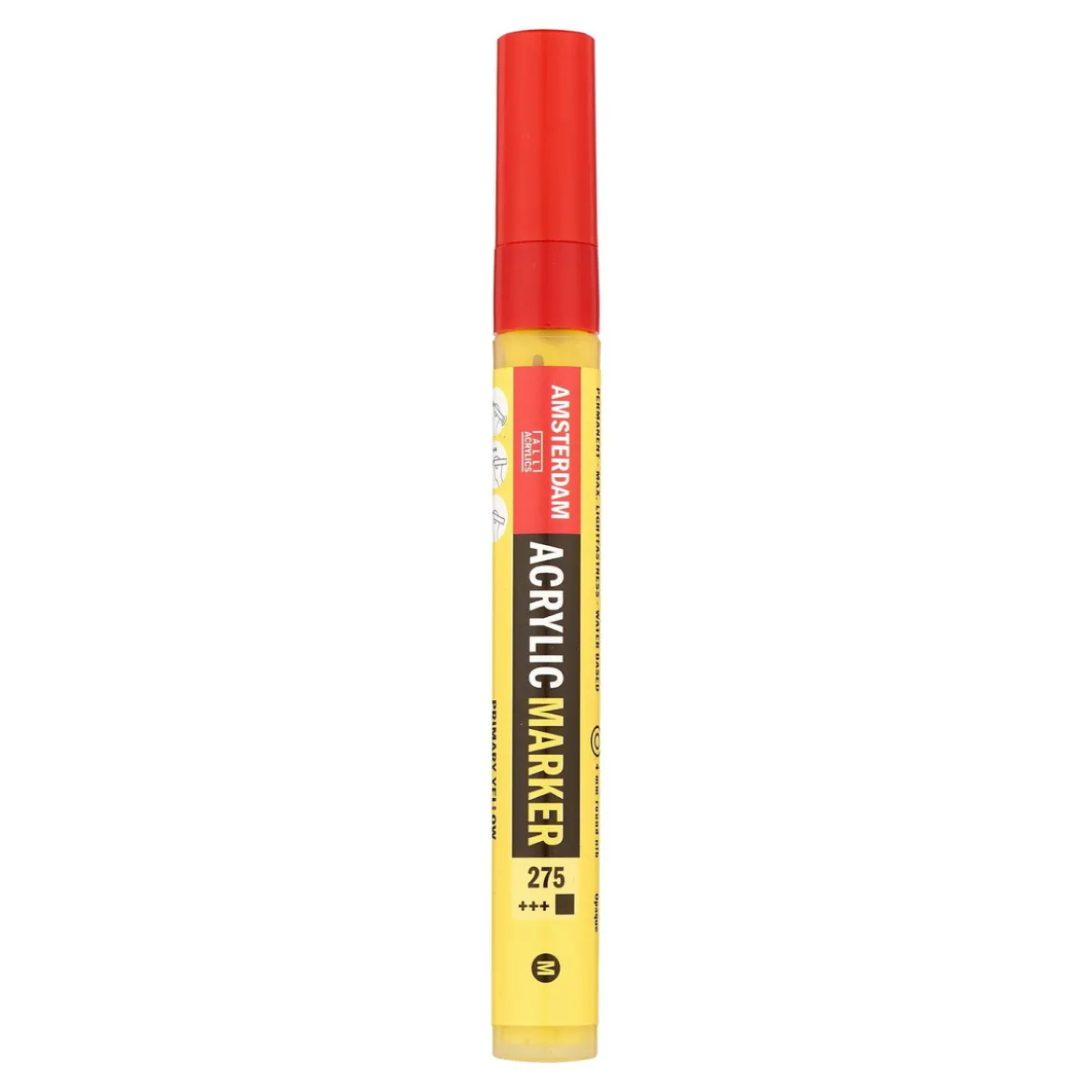 Amsterdam akryltusj 4 mm Primary Yellow - 275