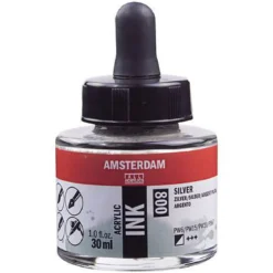 Amsterdam Ink Silver 30 ml