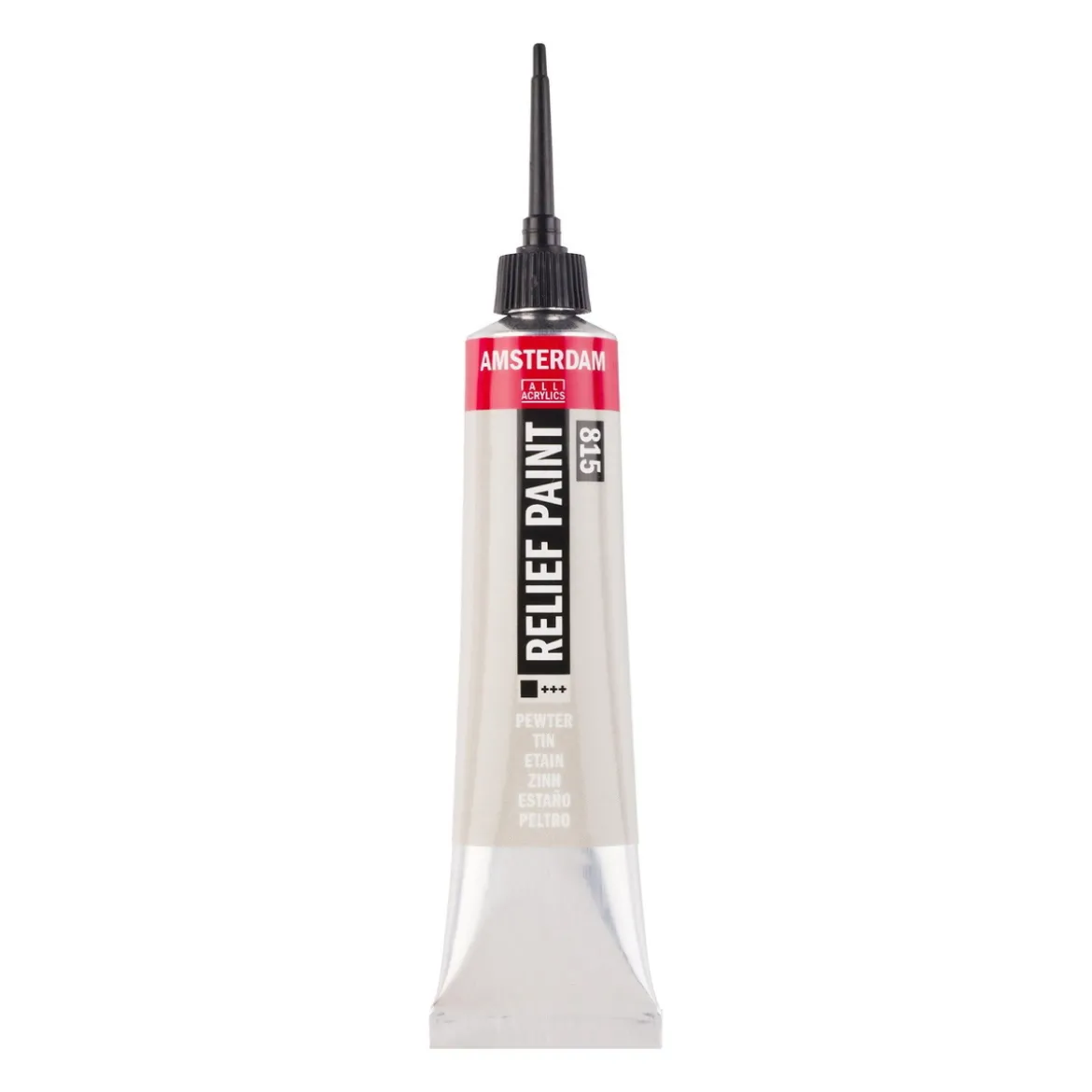 Amsterdam Relief Paint 20 ml - Pewter (815)
