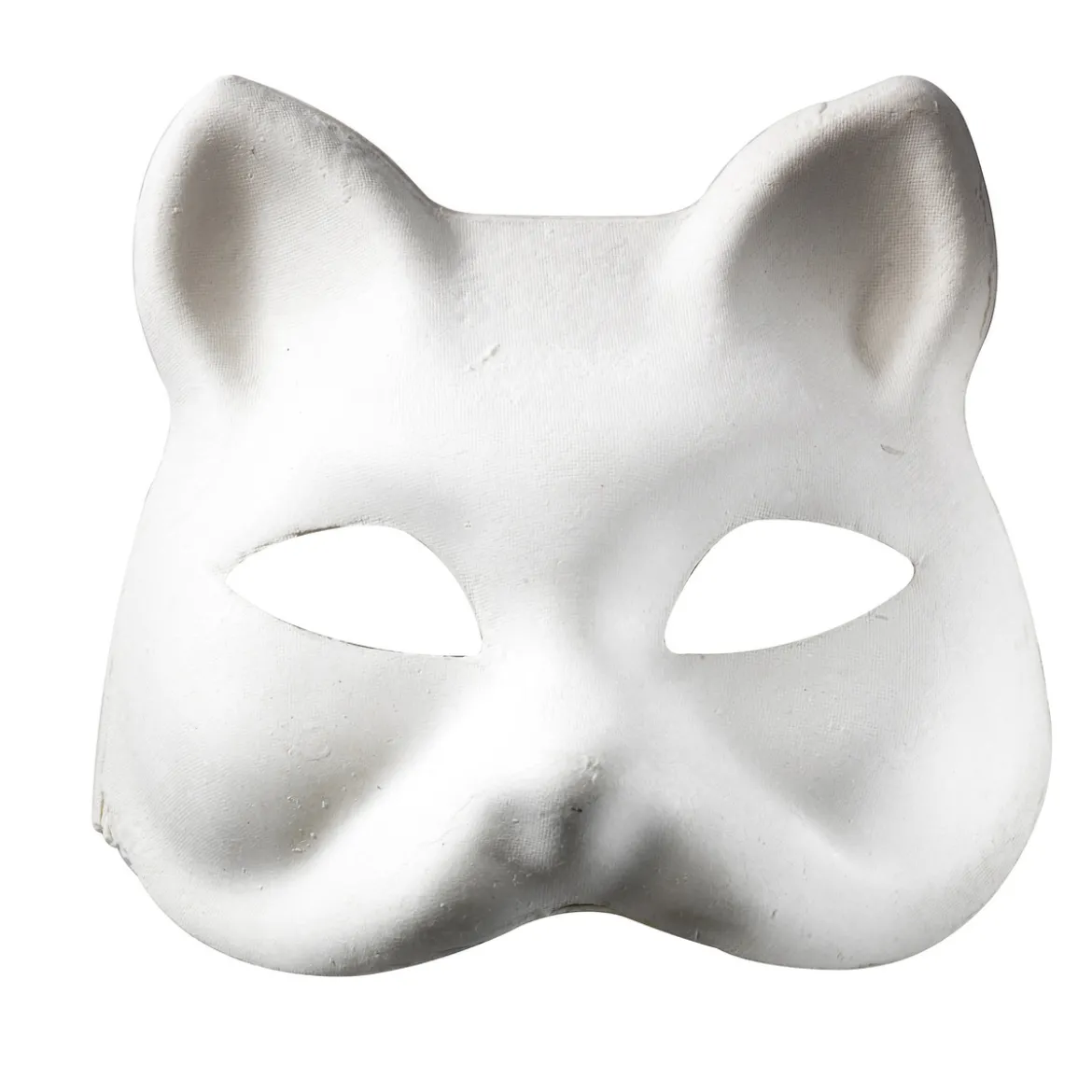 Ansiktsmaske katt, kattemaske av formpresset papp 18×18 cm