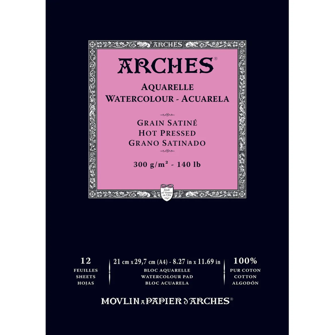 Arches akv.blokk GS A4 300 g