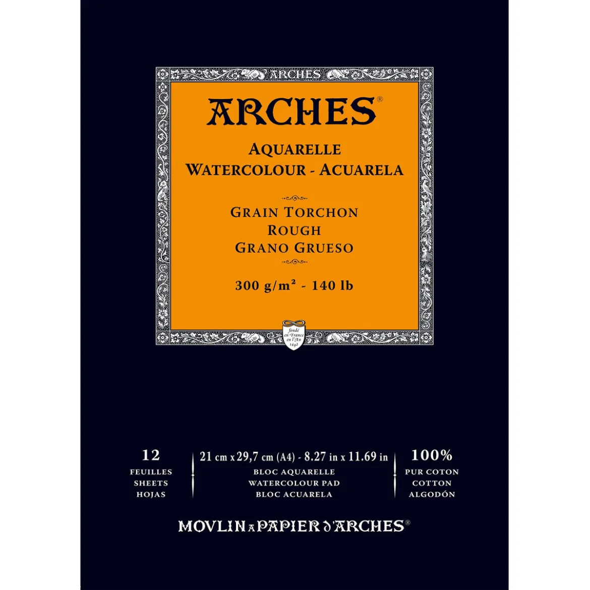 Arches akv.blokk GT A4 300 g