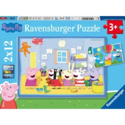 Barnepuslespill 2x12 Peppa Gris