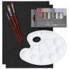 Beginners Acrylic Metallic Paint Kit, alt til nybegynneren som ønsker å begynne med akrylmaling