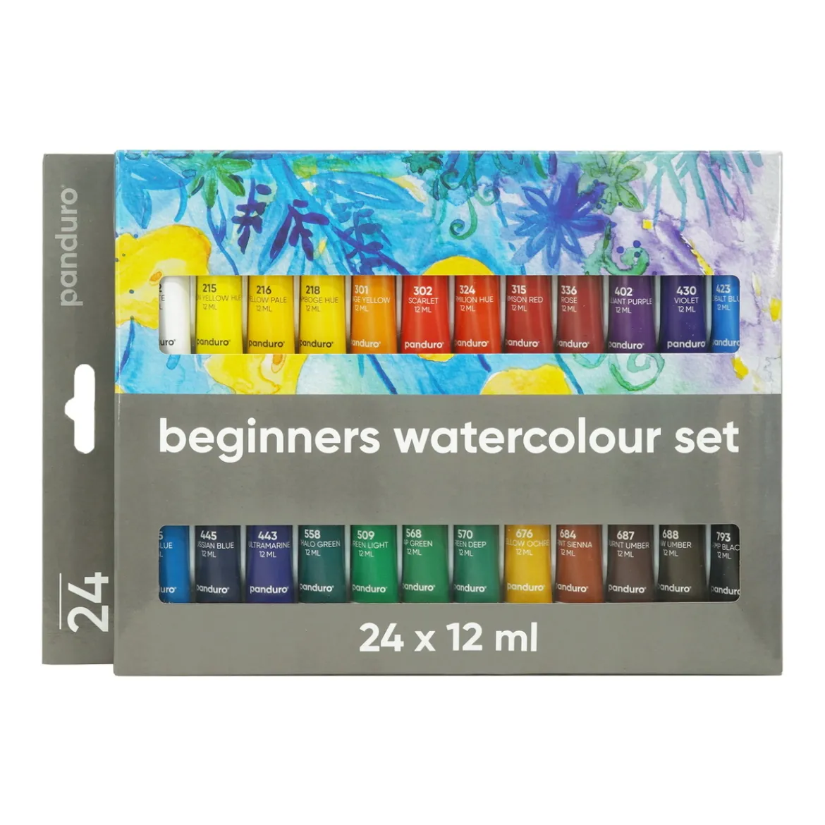 Beginners Watercolour, akvarellmaling for nybegynnere 24×12 ml