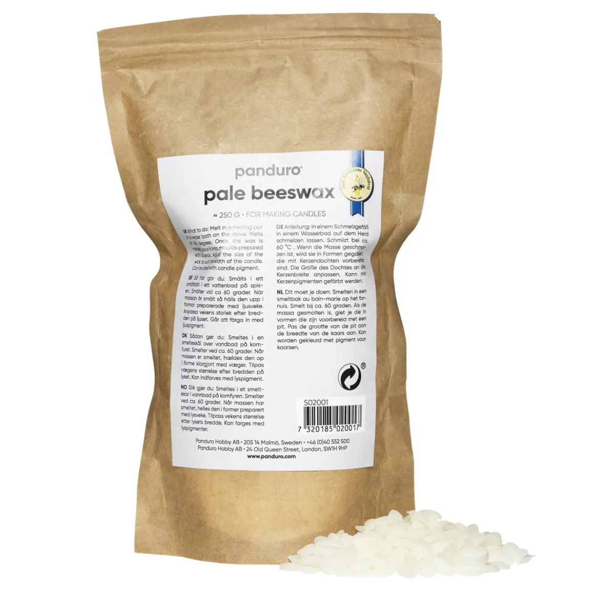 Bivokspellets 250 g