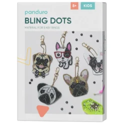 Bling Dots Kit – perle 5 vanvittig søte og morsomme hunder!