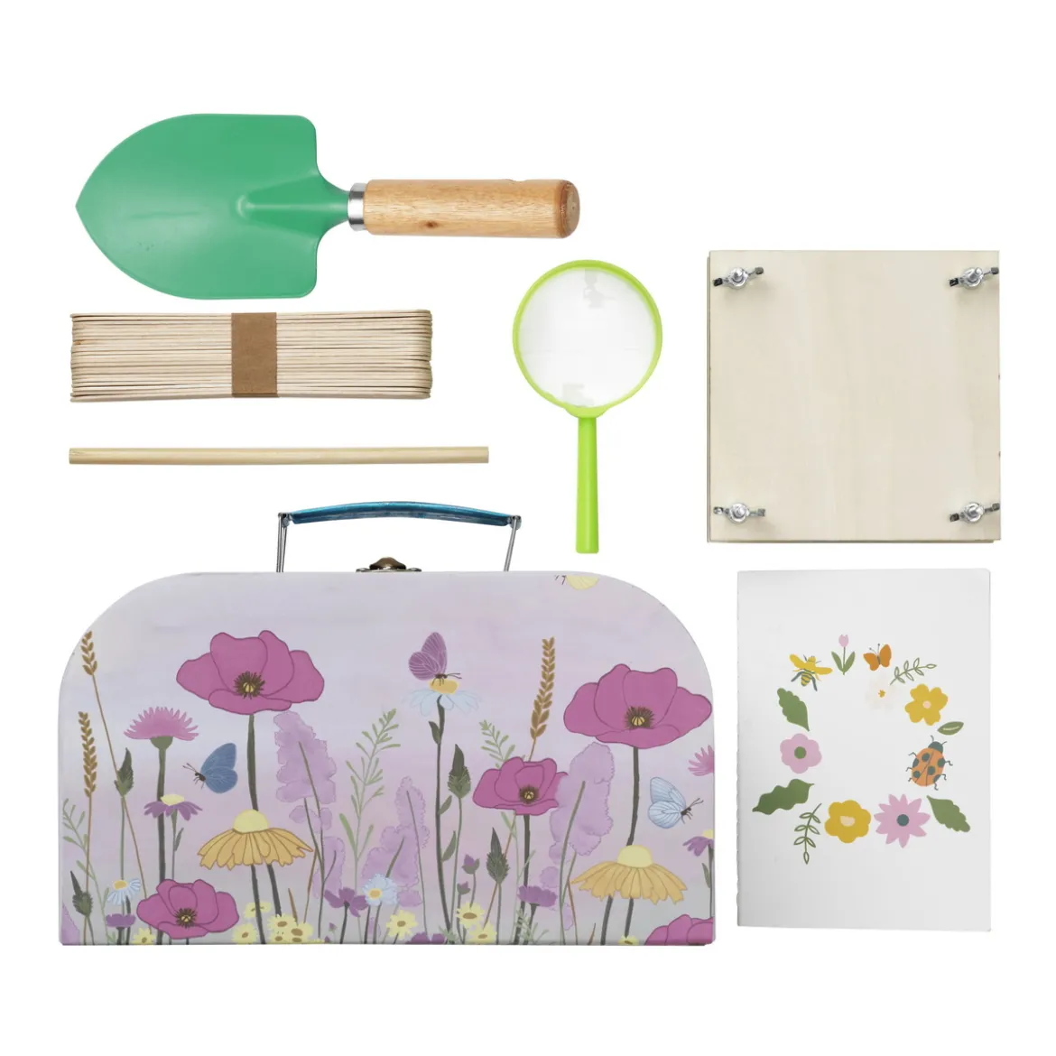 Bloom & Bug Explorer Kit – utforsk naturen, press blomster og så dine egne planter!