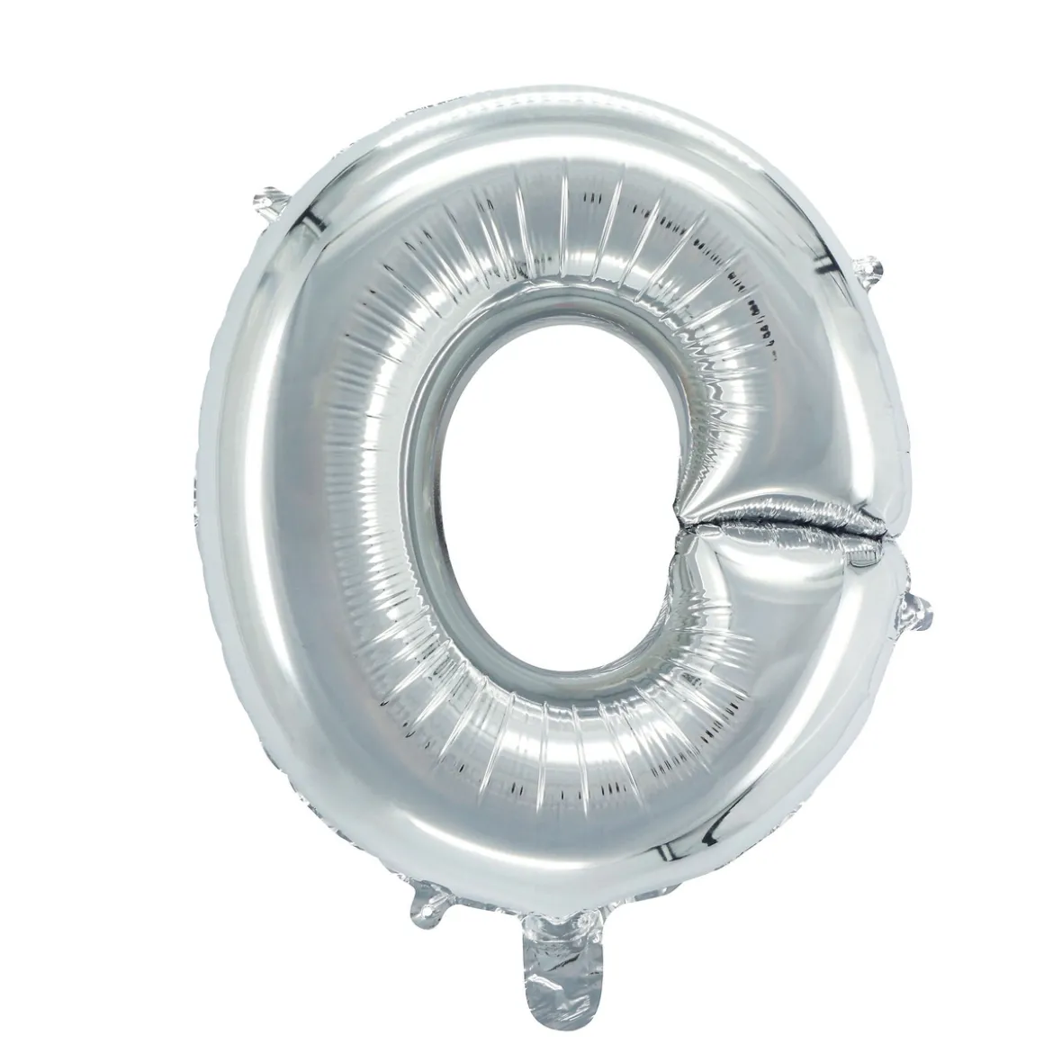 Bokstavballong O sølv 32 cm