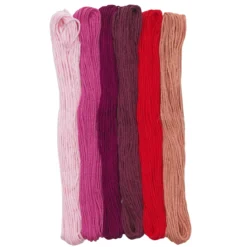Brodergarn Rødt 6 stk/8 m