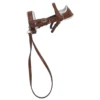 Brunt ergonomisk bissel med tøyler til kjepphest og hobby horse