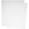 Canvas Panel – 6 st. hvite canvaser / lerret A4 (210×297 mm), 3 mm tykkelse
