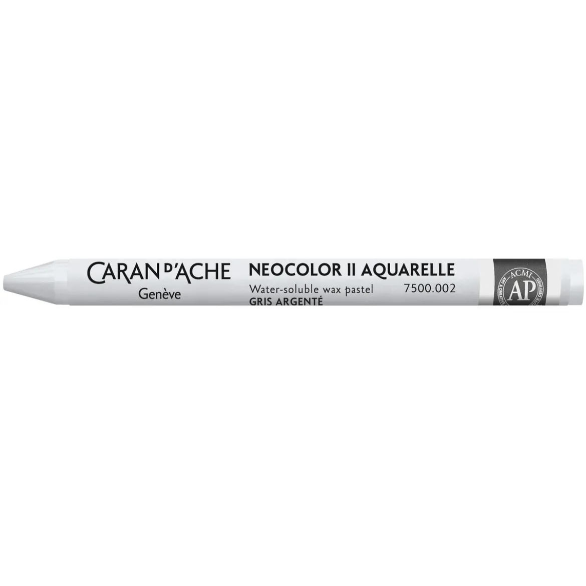 Caran d'Ache akvarellkritt Neocolor II 002 Silver Grey