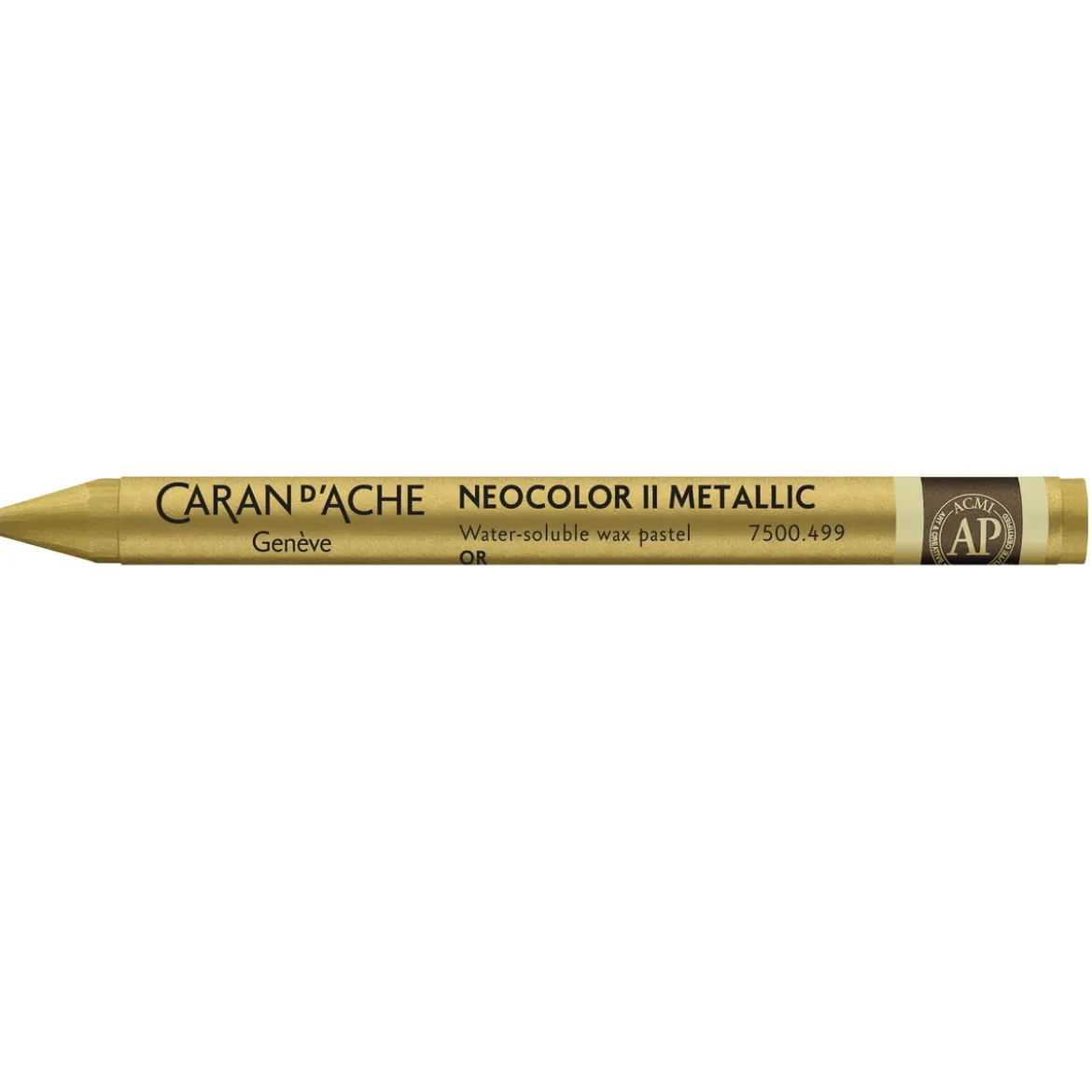 Caran d'Ache akvarellkritt Neocolor II 499 Gold
