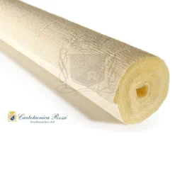 Cartotecnica Rossi kreppapir 17A1 – krem, 180 g rull (144 g/m²) à 50×250 cm