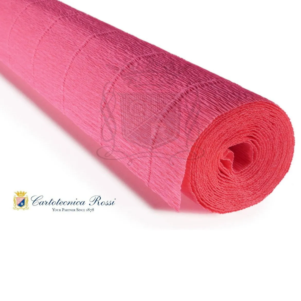 Cartotecnica Rossi kreppapir 919 – svart metallic, 140 g rull (112 g/m²) à 50×250 cm