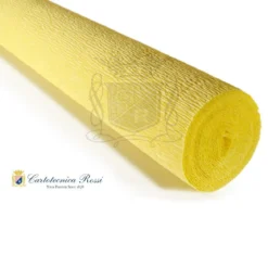 Cartotecnica Rossi kreppapir 574 – mellomgul, 180 g rull (144 g/m²) à 50×250 cm