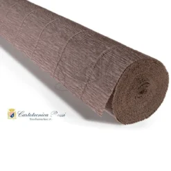 Cartotecnica Rossi kreppapir 604 – gråbeige, 180 g rull (144 g/m²) à 50×250 cm