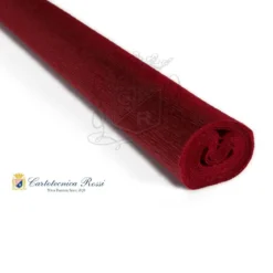 Cartotecnica Rossi kreppapir 364 – vinrød, 90 g rull (120 g/m²) à 50×150 cm