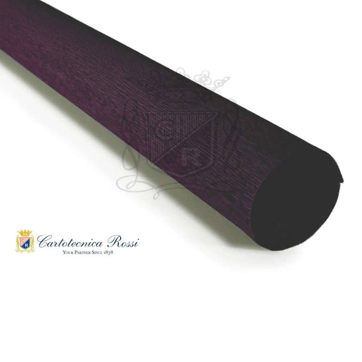 Cartotecnica Rossi kreppapir 389 – bjørnebær, 90 g rull (120 g/m²) à 50×150 cm