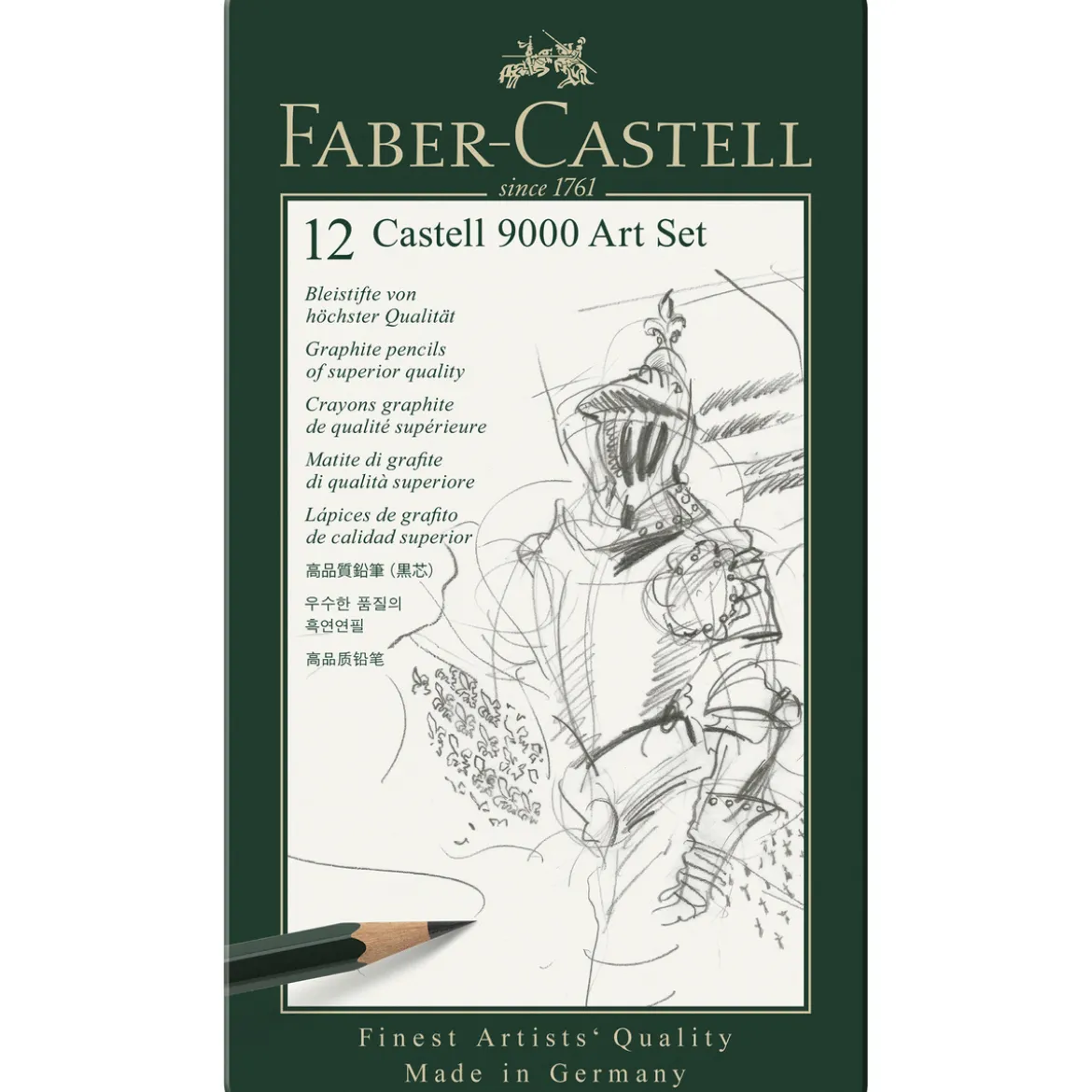Castell 9000 Art Sett 12 stk