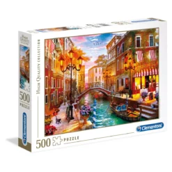 Clementoni High Quality Collection Sunset Over Venice puslespill 500 – 49×36 cm