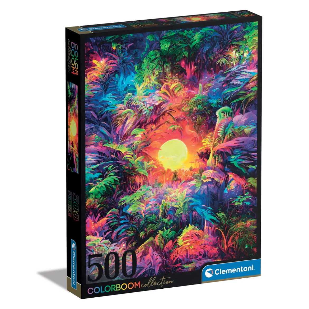 Clementoni puslespill Colorboom Collection – Psychedelic Jungle 500 biter, 36×49 cm