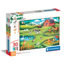 Clementoni puslespill – The Animal Farm 30 biter, 33,5×23,5 cm