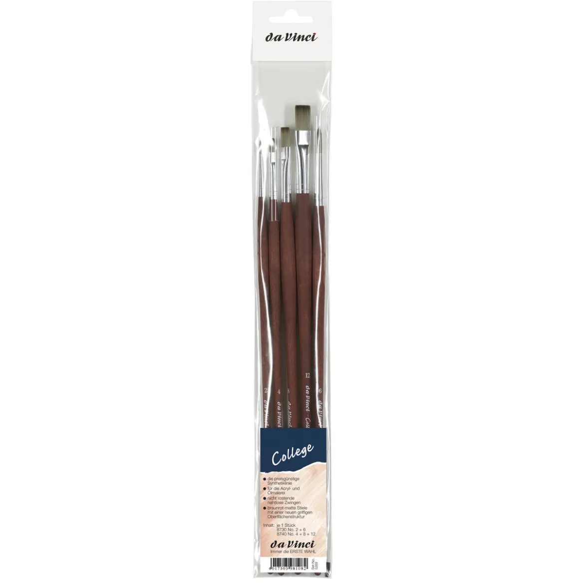 College 5269 Brush set 5 stk