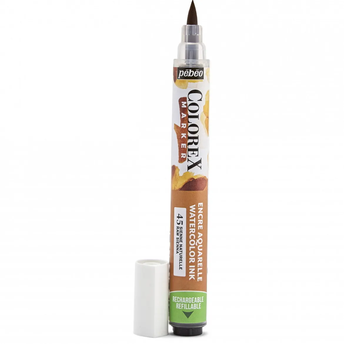 Colorex Marker Raw Sienna – marker med akvarellblekk og penselspiss