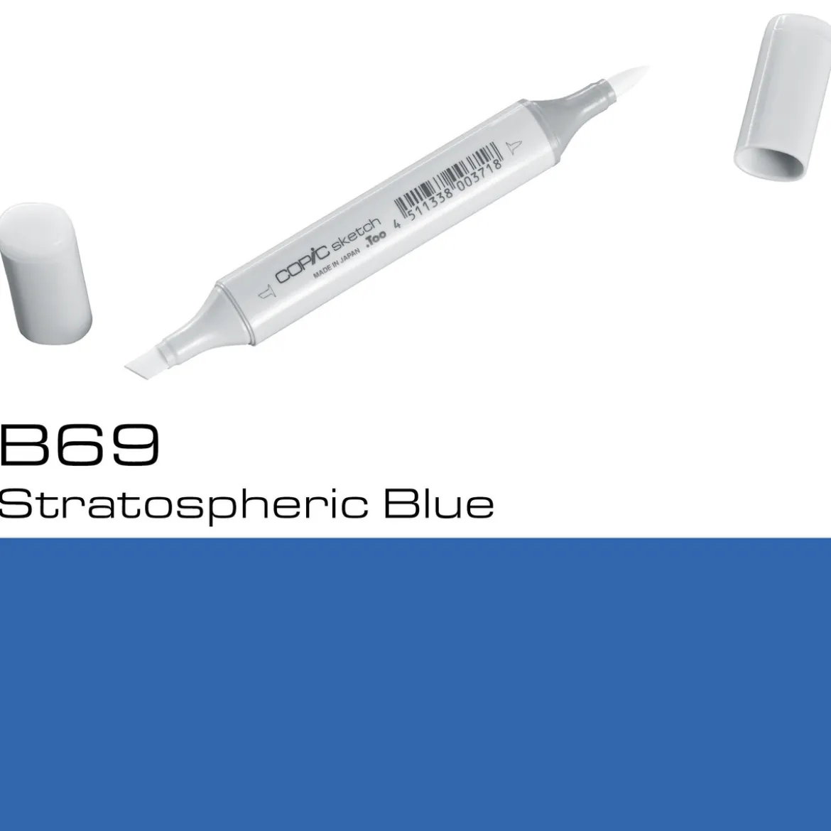 Copic Sketch B69 Stratos. Blue
