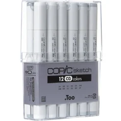 Copic Sketch Cool Grey Set 12
