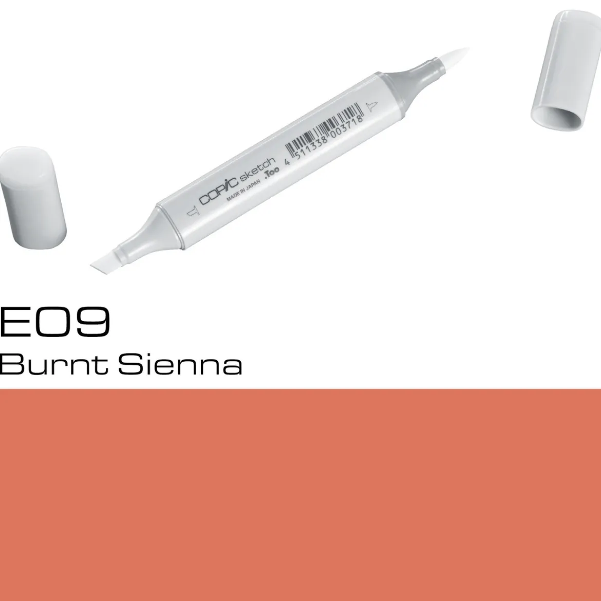 Copic Sketch E09 Burnt Sienna