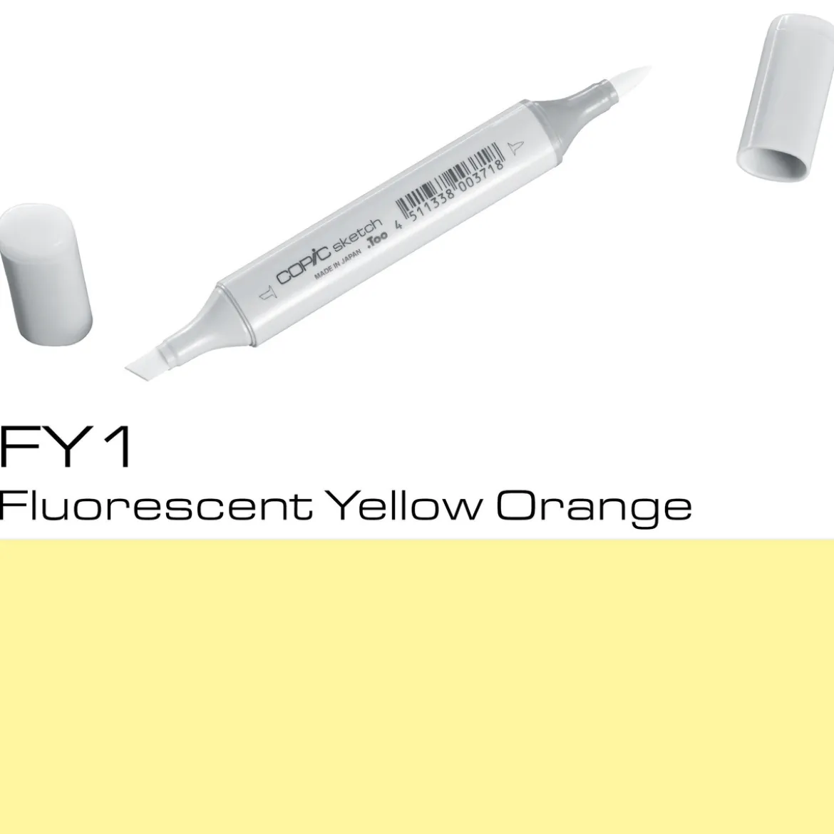 Copic Sketch FY1 Fluo Yell/Or