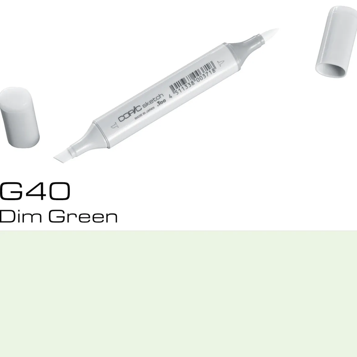 Copic Sketch G40 Dim Green