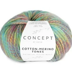Cotton Merino Tones 50 g pastellfarger 304