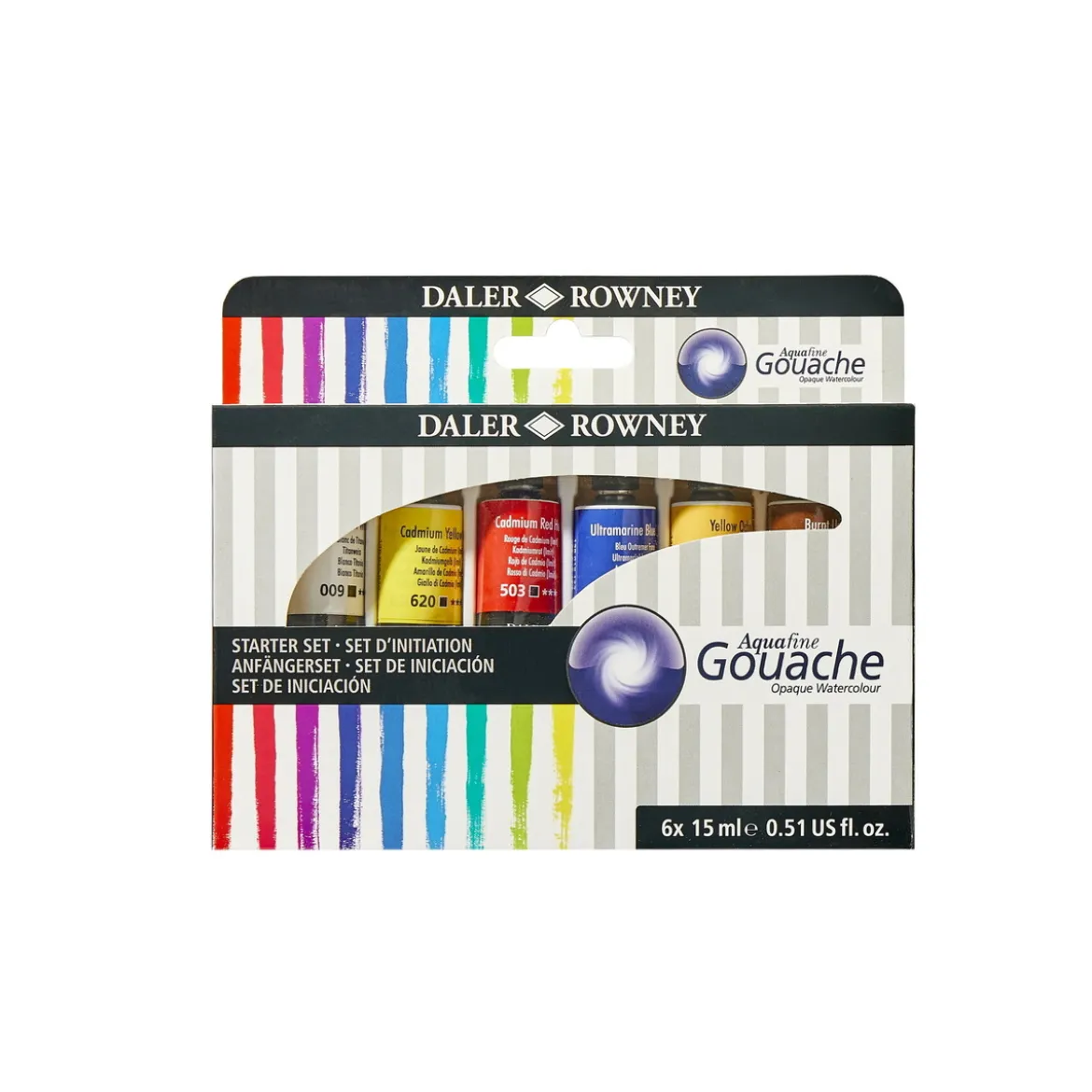 Daler-Rowney Aquafine Gouache 15 ml Zinc White 006