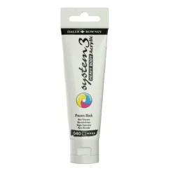 Daler-Rowney System3 Heavy Body akrylmaling 59 ml – Process Black 040