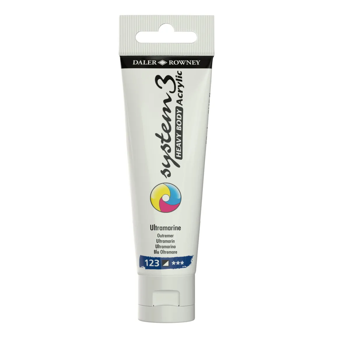 Daler-Rowney System3 Heavy Body akrylmaling 59 ml – Ultramarine 123