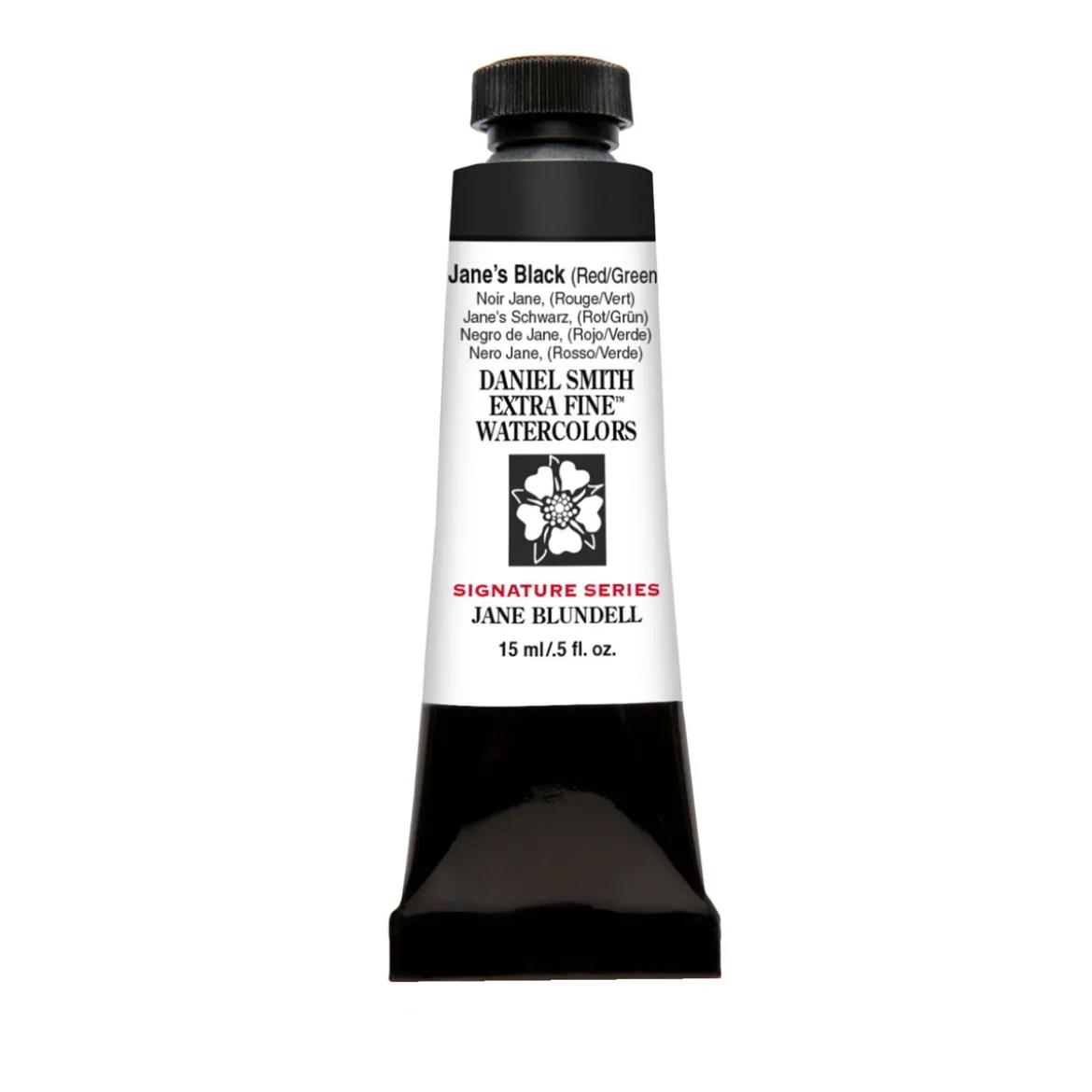 Daniel Smith akvarellmaling 15 ml Jane's Black (Red/Green)