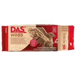 DAS Wood 700 g – lufttørkende modelleire som ligner på tre etter herding
