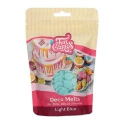 Deco Melts kakepynt 250 g lyseblå