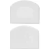 Deigskraper av plast 2-pakning, 11,7×9,2 cm store. Tykkelse 0,25 cm