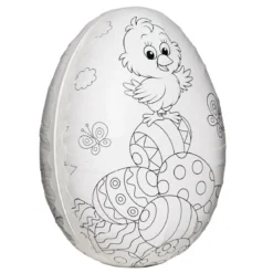 Delbart påskeegg 15 cm Kylling